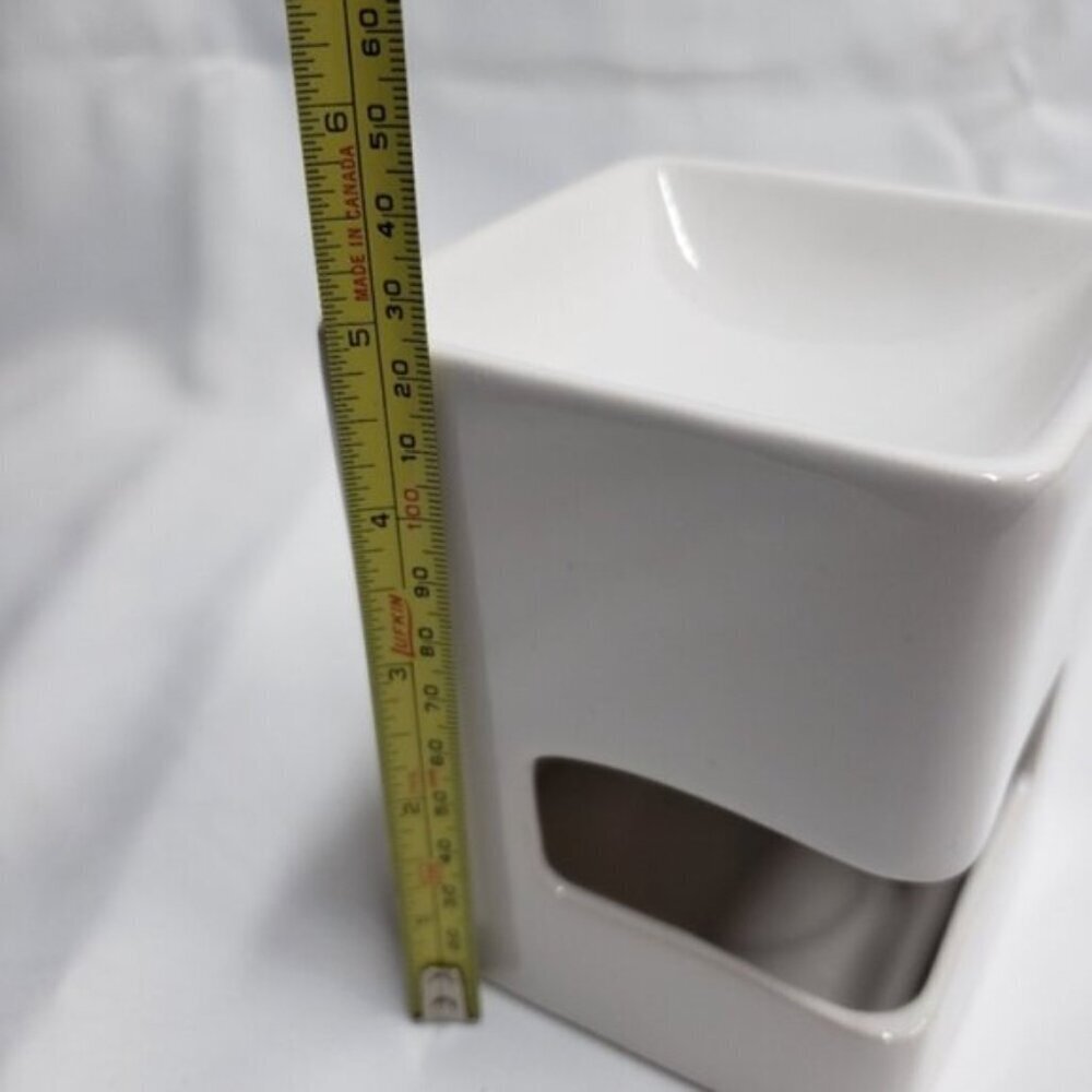 🔷️Torre & Tagus Tealight Holder Wax Melter Oil Diffuser White Ceramic - Picture 9 of 13